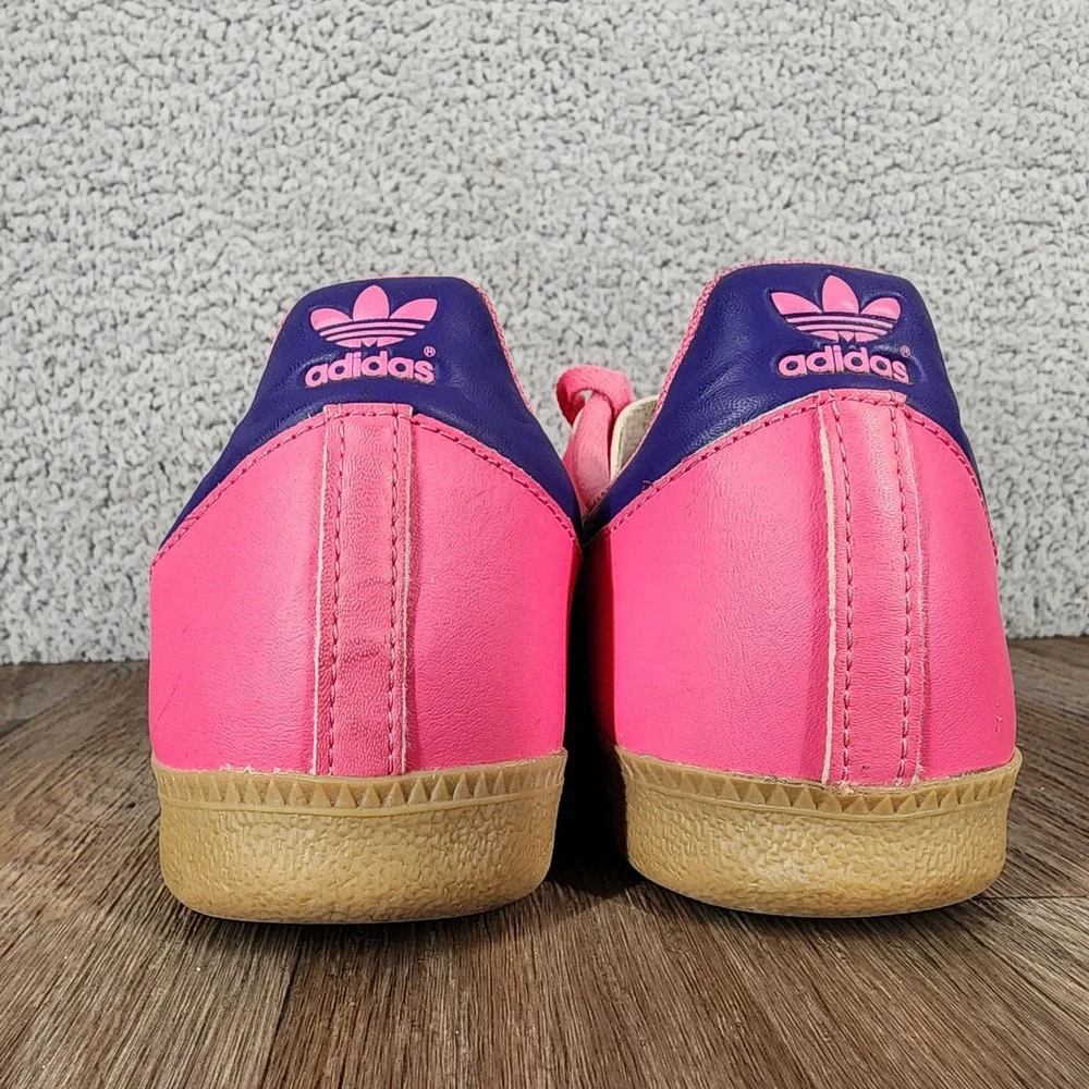 Adidas Samba Classic Womens Size 6.5‎ Sneakers Pink Purple Casual Shoes - Picture 4 of 10